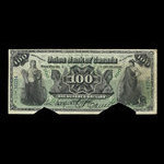 Canada, Union Bank of Canada (The), 100 dollars <br /> July 1, 1912
