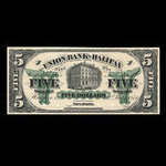 Canada, Union Bank of Halifax, 5 dollars <br /> July 1, 1871