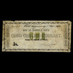 Canada, William Price & Son, 5 shillings <br /> November 1, 1848
