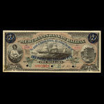 Bermuda, Merchants' Bank of Halifax, 1 pound, 1shilling <br /> July 1, 1880