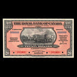 Barbados, Royal Bank of Canada, 20 dollars <br /> January 3, 1938