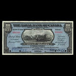 Trinidad, Royal Bank of Canada, 20 dollars <br /> January 2, 1920