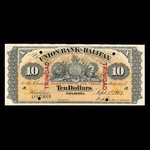 Trinidad, Union Bank of Halifax, 10 dollars : September 1, 1904