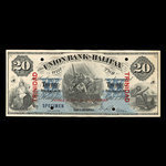 Trinidad, Union Bank of Halifax, 20 dollars <br /> September 1, 1904