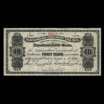 Canada, Newfoundland - Department of Public Works, 40 cents <br /> 1905