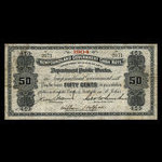 Canada, Newfoundland - Department of Public Works, 50 cents <br /> 1904