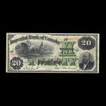 Canada, Imperial Bank of Canada, 20 dollars <br /> January 2, 1920