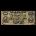 Canada, Molsons Bank, 10 dollars <br /> July 2, 1901