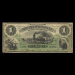 Canada, Peoples Bank of New Brunswick, 1 dollar <br /> January 2, 1885