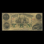 Canada, Bank of Toronto (The), 10 dollars <br /> July 1, 1887