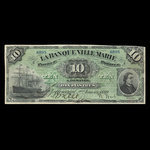 Canada, Banque Ville-Marie, 10 dollars <br /> January 2, 1889