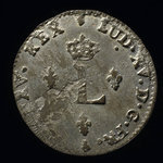 France, Louis XV, 2 sous <br /> 1763