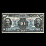 Canada, Imperial Bank of Canada, 10 dollars <br /> November 1, 1923