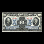 Canada, Imperial Bank of Canada, 10 dollars <br /> November 1, 1933