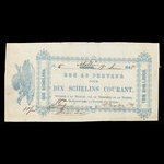 Canada, La Société de Défricheurs de la Rivière aux Sables, 10 shillings <br /> June 19, 1848