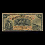 Canada, Bank of Nova Scotia, 5 dollars <br /> June 1, 1898