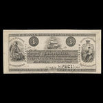 Canada, Bank of British North America, 4 dollars <br /> December 1, 1851