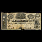 Canada, Exchange Bank Company of Chippewa, 5 dollars <br /> 1838