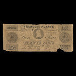 Canada, François Plante, 30 sous <br /> September 1, 1837
