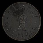Canada, L. Landry, 1/2 loaf, bread <br /> 1888