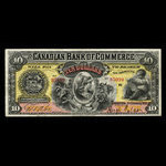 Canada, Canadian Bank of Commerce, 10 dollars <br /> January 2, 1892