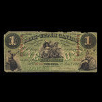 Canada, Bank of Upper Canada (York), 1 dollar <br /> January 1, 1861