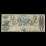 Canada, Central Bank of New Brunswick, 1 pound <br /> October 7, 1847