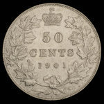 Canada, Victoria, 50 cents <br /> 1901