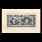 Barbados, Canadian Bank of Commerce, 100 dollars <br /> January 2, 1922