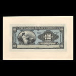 Barbados, Canadian Bank of Commerce, 100 dollars : January 2, 1922