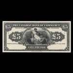 Jamaica, Canadian Bank of Commerce, 5 pounds <br /> June 1, 1938