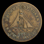 Canada, Watkins & Harris, 1/2 penny <br /> 1833