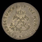 France, Louis XV, 2 sous : 1739