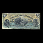 Canada, Banque Jacques-Cartier, 10 piastres <br /> June 1, 1889