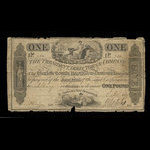 Canada, Charlotte County Bank, 1 pound <br /> November 8, 1839