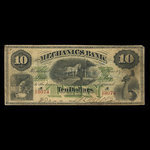 Canada, Mechanics Bank (Montreal), 10 dollars <br /> June 1, 1872