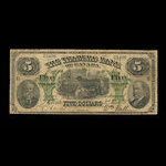 Canada, Traders Bank of Canada, 5 dollars <br /> January 2, 1893
