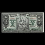 Canada, Banque Canadienne Nationale, 5 dollars <br /> February 1, 1925