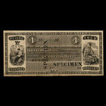Canada, Bank of British North America, 4 dollars <br /> 1856