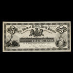 Canada, Bank of British North America, 5 dollars <br /> June 1, 1874
