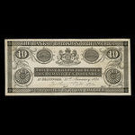 Canada, Bank of British North America, 10 dollars <br /> January 31, 1871