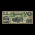 Canada, Mechanics Bank (Montreal), 4 dollars <br /> June 1, 1872