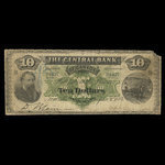 Canada, Central Bank of Canada, 10 dollars <br /> January 1, 1884