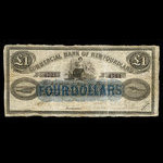 Canada, Commercial Bank of Newfoundland, 1 pound <br /> July 1, 1884