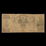 Canada, City of Toronto (Ontario), 1 dollar <br /> July 5, 1847