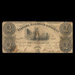 Canada, Niagara Harbour & Dock Co., 2 dollars <br /> April 3, 1841