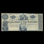 Canada, Central Bank of New Brunswick, 1 dollar <br /> October 1, 1854