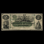 Canada, Province of Canada, 2 dollars <br /> October 1, 1866