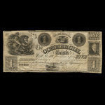 Canada, Commercial Bank of Fort Erie, 1 dollar <br /> January 1851