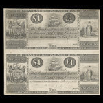 Canada, Bank of British North America, 4 dollars <br /> January 1, 1853